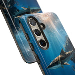 Cobia Reef Phone Case, Shaft of Light Ocean Fishing Tough Cover