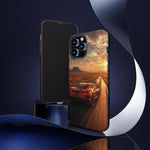C8 Desert Highway Sunset Phone Case Tough Case for Corvette Drivers