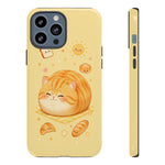 Orange Tabby Loaf Kawaii Chibi Pet Cat Art Tough Phone Case