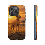 Rhodesian Ridgeback African Savanna Art Tough Phone Case