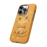 Bearded Dragon Kawaii Crown Art Tough Phone Case