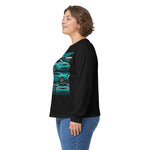 2001 Mustang GT Illustration Long Sleeve Tee | Teal Muscle Car