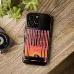 Silverado sunset truck Phone Case | Retro pickup silhouette