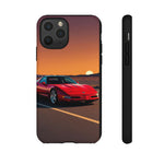 Red C4 ZR-1 King of the Hill Art Tough Phone Case