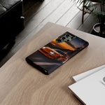 Supra MK4 Orange Touge Night JDM Speed Art Tough Phone Case