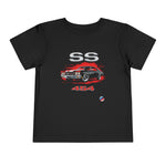 Chevelle SS 454 Black Muscle Car Graphic Toddler T-Shirt Vintage Tee