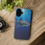 Tiger Shark Phone Case, Dappled Blue Water Tough Cover