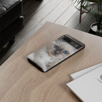 Ragdoll Kitten Phone Case, Blue Eyes Macro Portrait Cover, Gift