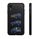 Blue K5 Blazer Off-Road SUV Tough Phone Case for Chevy Truck Fans