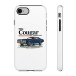 1972 Cougar Phone Case | Classic Muscle Car Illustration