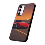 Red C4 ZR-1 King of the Hill Art Tough Phone Case