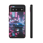 Skyline GT-R Tokyo Rain JDM Night Art Tough Phone Case