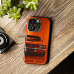Orange Cuda Phone Case, 71 Classic Muscle Car Tough Cover