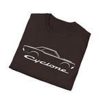 1964 Cyclone Classic Car Outline T-Shirt Line Art Silhouette Emblem Car Fan Gift