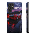 F40 Legendary Supercar Prancing Red Speed Art Tough Phone Case