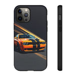 Challenger Widebody Orange Muscle Art Tough Phone Case