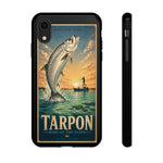Tarpon Fishing Phone Case Saltwater Angler Tough Cover Gift
