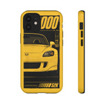 S2000 Spa Yellow Retro 90s JDM Car Tough Phone Case