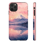 Mount Fuji Dawn Reflection Art Tough Phone Case