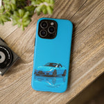 RX-7 Cyan Studio Phone Case Studio Color Match Car Art