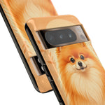 Pomeranian Tiny Fox Fluffy Art Tough Phone Case
