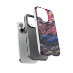 Bayside Blue Skyline Phone Case, Cherry Blossom Torii Tough Cover