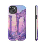 Roman Ruins Pastel Sky Vaporwave Art Tough Phone Case