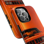 Orange Cuda Phone Case, 71 Classic Muscle Car Tough Cover