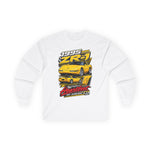 1995 ZR-1 Corvette graphic long sleeve tee | Yellow sports car design