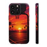 Basketball Court Sunset Phone Case | Tough Phone Case