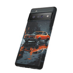 1966 GTO Orange Rainy City Tough Phone Case Cover Gift Art