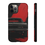 1968 Charger Triple Black Muscle Car Tough Phone Case