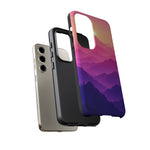 Pastel Mountain Haze Vaporwave Art Tough Phone Case