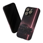 FC RX-7 Pink Neon Fog Column Tough Case