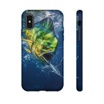 Mahi Mahi Phone Case, Saltwater Fishing Strike Tough Cover for Men