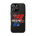 VintageDatsun 510 Racing Stripe JDM Tough Phone Case Cover Gift
