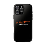 Orange C8 Z06 Phone Case for Chevy Fans, Tough Protective Cover