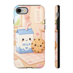 Milk Cookie Phone Case Cute Food Kawaii Tough Cover Gift Art