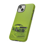 Green Cuda Muscle Car phone case for Gear Heads