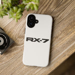 RX-7 Logo Phone Case for JDM Fans, Tough Protective Cover