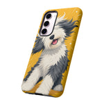 Sheepdog Hair Flip Phone Case Funny Dog Lover Gift