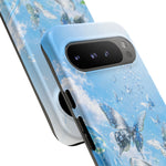 Copy of Silver Butterflies Tough Case | Blue Sky Water Droplets Phone Cover