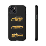 Gold Fairlady Z Classic Sports Car Tough Phone Case - 3 View