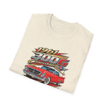 1961 300G Convertible Classic Car T-Shirt – Vintage Red Muscle Car Graphic
