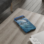 Tarpon Jump Phone Case, Fly Fishing Flats Tough Cover for Anglers
