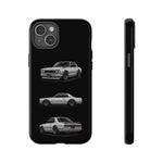 Silver Hakosuka Skyline Classic Sports Car Tough Phone Case for JDM Fans