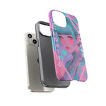 Neon Cyber Geisha phone case | Tough Case