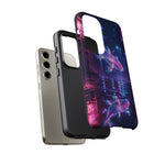 Neon Koi Reflection Vaporwave phone case | Tough Cover