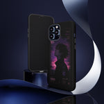 Melancholy Data Poster Phone Case, Glitch Anime Sky Tough Cover