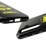 C7 Z06 Phone Case Featuring Yellow Chevy Supercar Artwork